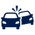 car bike truck accident