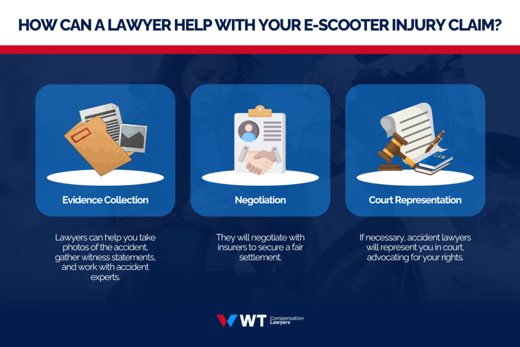 how can a lawyer help with your e scooter injury claim