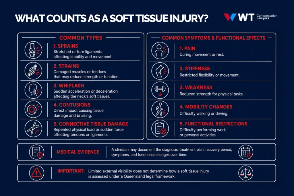 what counts as a soft tissue injury