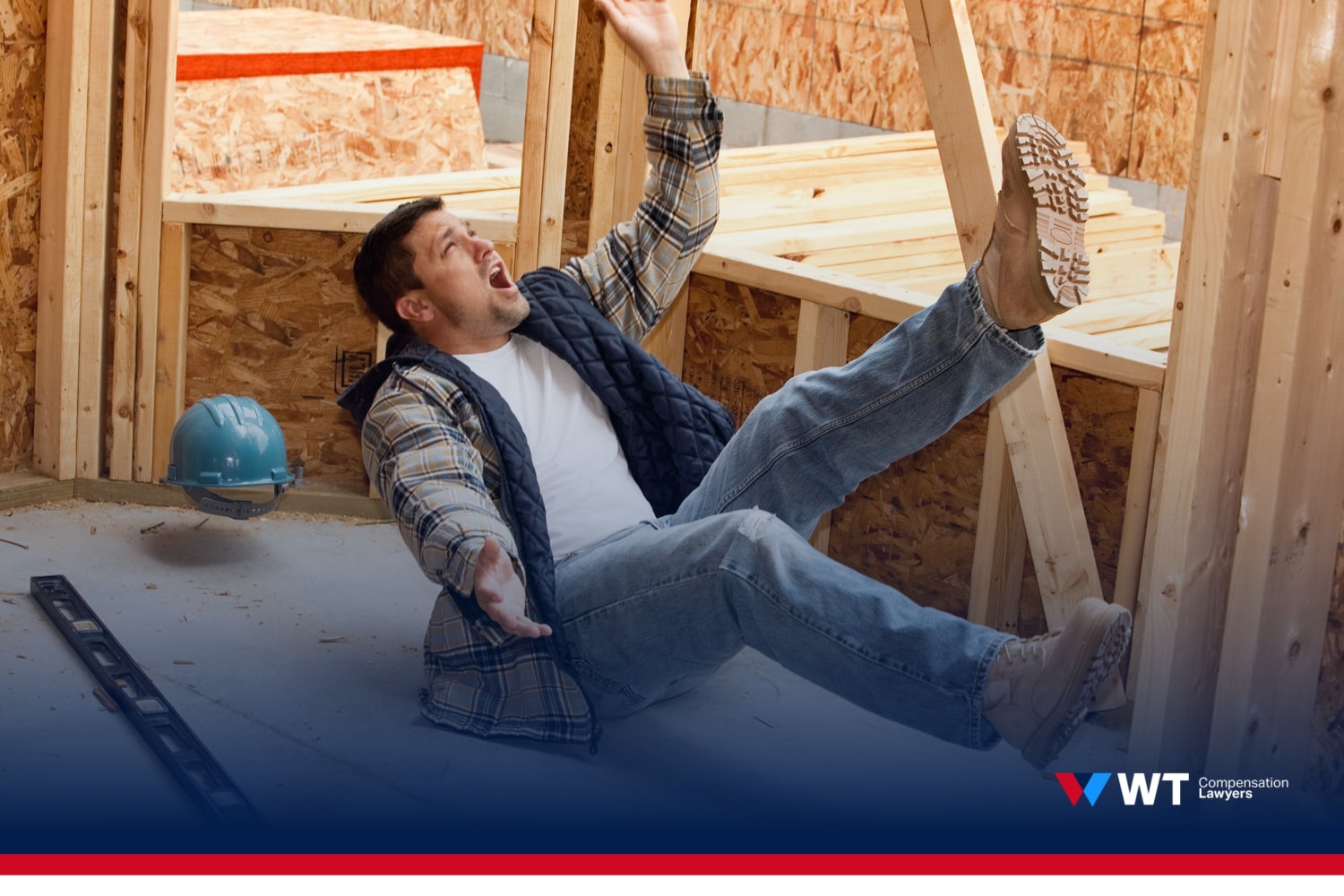 man in an accident work accident clain